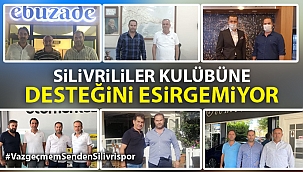 Silivrililer kulübüne desteğini esirgemiyor