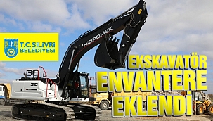 Yeni ekskavatör araç filosuna katıldı