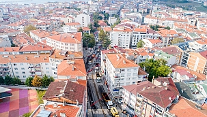 Hacı pervane caddesi baştan sona yenilendi
