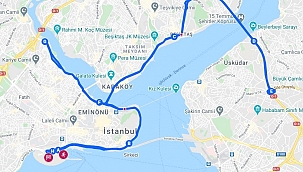 Trafiğe ulaşıma İstanbul maratonu düzenlemesi
