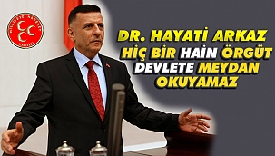 Arkaz, Teröristler Devlet'e meydan okuyamaz!