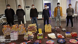 Tokatlı gençler çocukları sevindirdi