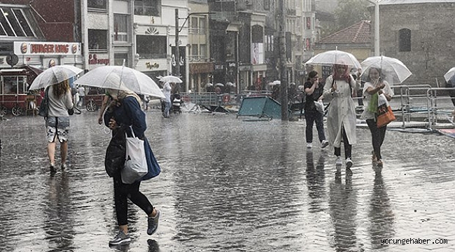 Yağış Silivri ve Çatalca'dan başlayacak