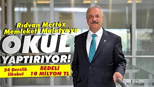 Mertöz'den eğitime büyük destek