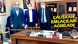 Çalışkan, emlakçıları ağırladı