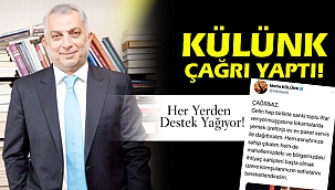 Metin Külünk'ün çağrısına destek yağıyor...