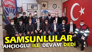 Samsunlular 'Ahçıoğlu' ile devam dedi