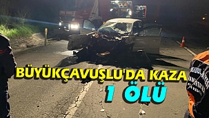 Silivri'de meydana gelen kazada 1 kişi hayatını kaybetti