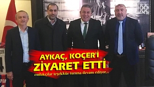 Teşekkür ziyaretleri devam ediyor