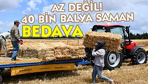 40 bin balya saman bedava dağıtılıyor