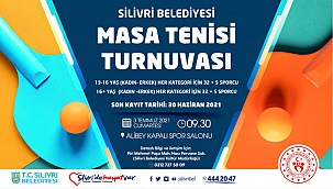 Masa tenisi turnuvasına kayıt oldunuz mu?