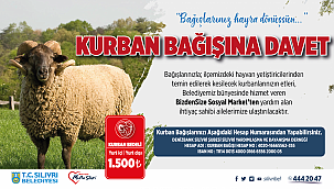 Silivri Belediyesinden kurban bağışı çağrısı