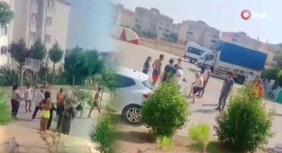 Silivri'de çocuklar kavga etti