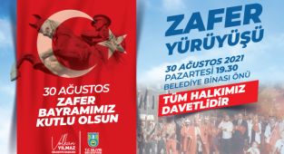 Zafer Yürüyüşüne davet var!
