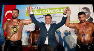 Altın Kemer'i İmamoğlu verdi
