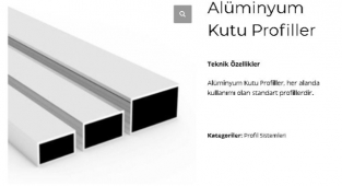 Alüminyum Kutu Profil Fiyatları En Uyguna alutem.com.tr'de!