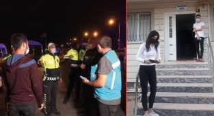 Karantina kurallarına uymayan 2 kişiye cezai işlem yapıldı