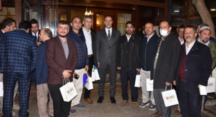 Din görevlileri yemekte buluştu