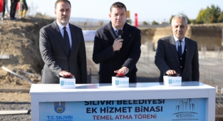 Ek hizmet binasının temeli atıldı