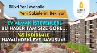 Atabek Konutları'nda lansmana özel %5 indirim var!