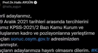 KPSS yerleştirme sonuçları açıklandı