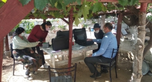Silivri'de hasta ve yaşlılara ‘Adreste kimlik’ hizmeti