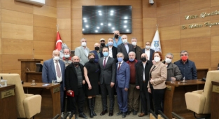 Volkan Yılmaz emekli personelle bir araya gelmeye devam ediyor