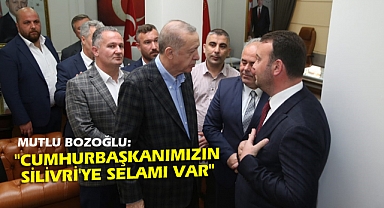 Bozoğlu, Erdoğan'la görüştü