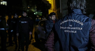 İstanbul'da düzensiz göçmen uygulaması...