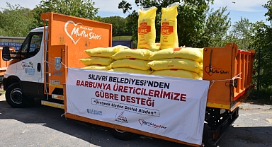 Kadın çiftçilere gübre dağıtıldı