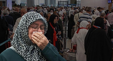 Hacı adayları İstanbul Havalimanı'ndan böyle uğurlandılar…