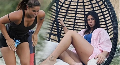 Survivor Ayşe'nin yatak pozu