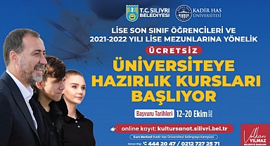 Başkan Yılmaz: Üniversiteye hazırlık için ücretsiz kurslarımız başlıyor