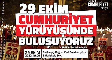 Kadıköy Cumhuriyet değerlerine sahip çıkıyor