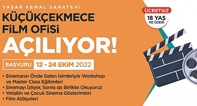 Küçükçekmece Belediyesi, simema tutkunları ve sektörün ustalarını film ofisinde bir araya getirecek