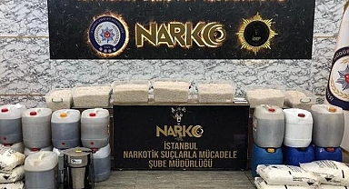 İstanbul'da yarım ton metamfetamin ele geçirildi!