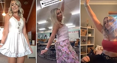 Öğretmenin sınıfta kalça dansı olay oldu