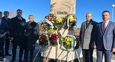 Başkan Yılmaz Bulgaristan'da şehitleri anma törenine katıldı