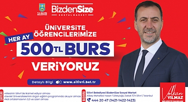 Silivrili öğrencilere aylık 500 TL burs