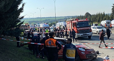 Silivri TEM'deki kazada 6 kişi hayatını kaybetti