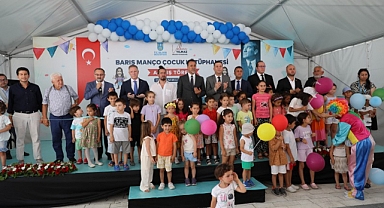 Barış Manço Kütüphanesi ve etkinlik alanına görkemli açılış