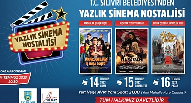 Silivri'de yazlık sinema heyecanı başlıyor