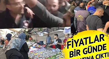 Balık almaya gelenler şaşkına döndü
