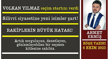 Volkan Yılmaz seçim startını verdi