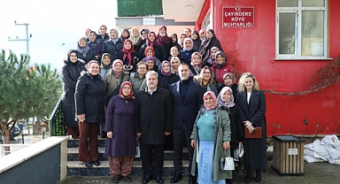 Başkan Yılmaz Çayırdereli kadınlarla buluştu