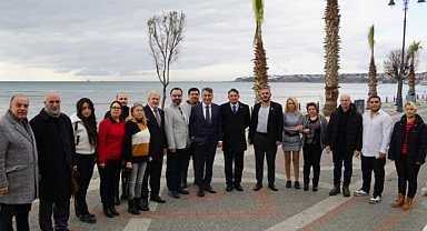 Karamahmutoğlu Silivri'de basınla buluştu