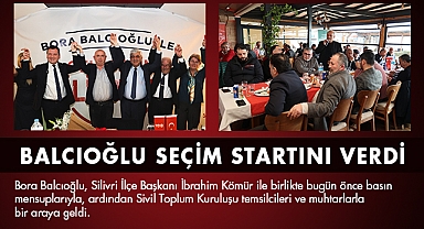 Balcıoğlu seçim startını verdi
