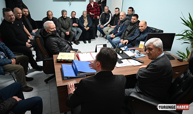 Bora Balcıoğlu, taksici esnafı ile buluştu