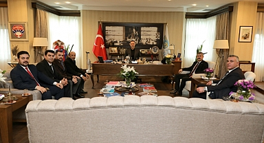 Hakverdi'den Yılmaz'a nezaket ziyareti