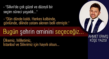 Bugün şehrin eminini seçeceğiz...
